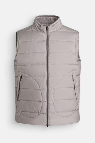 HERNO Daunenweste greige