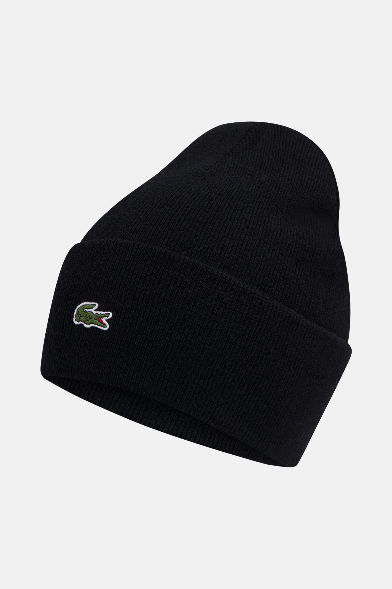 LACOSTE Wollmix-Mütze schwarz, Bild 1