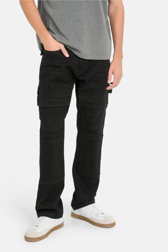 GUESS Cargojeans schwarz