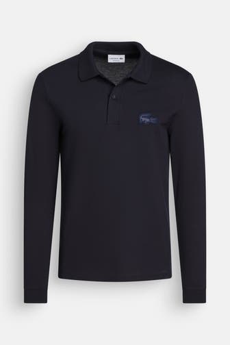 LACOSTE Langarm-Polo marine