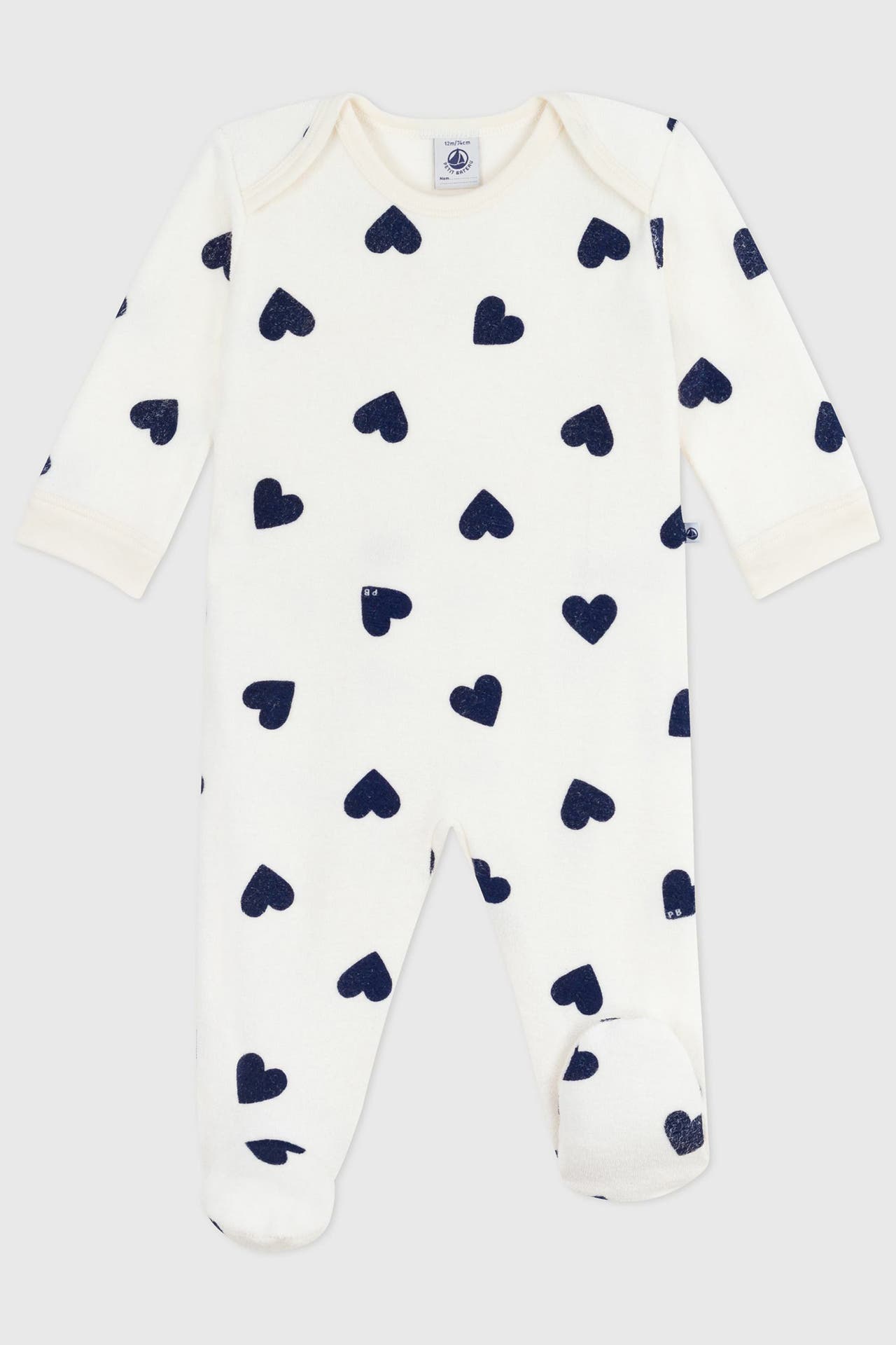 PETIT BATEAU Strampler gemustert, Bild 1