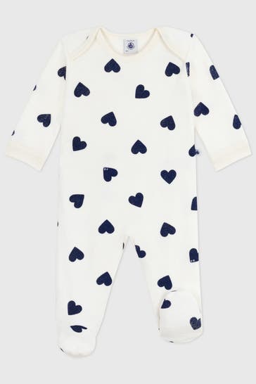 PETIT BATEAU Strampler gemustert