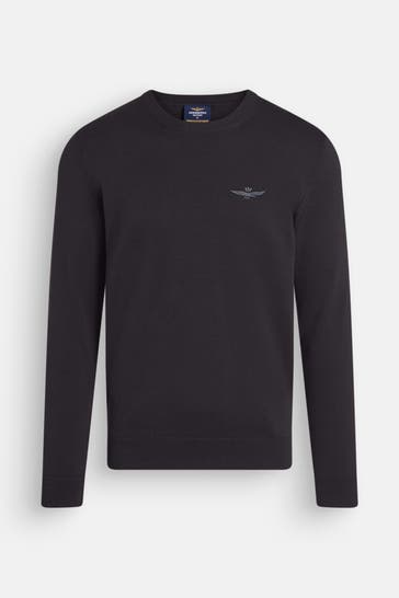 AERONAUTICA MILITARE Strickpullover anthrazit
