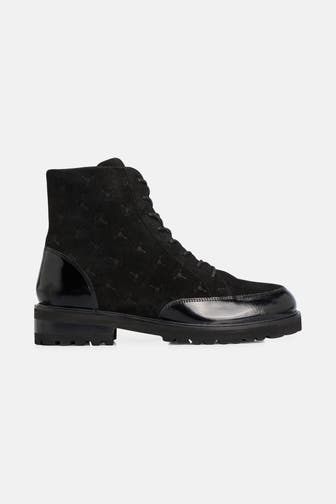 JOOP! Schnürstiefeletten 'Lucido Misto' schwarz