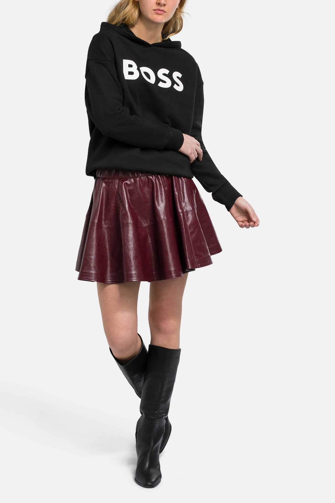 BOSS Hoodie 'Eriva' schwarz, Bild 1