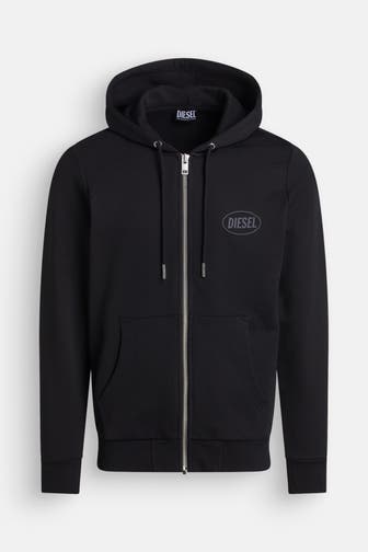 DIESEL Sweatjacke 'Girk' schwarz