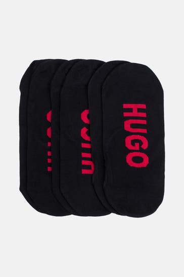 HUGO 3er-Pack Socken schwarz