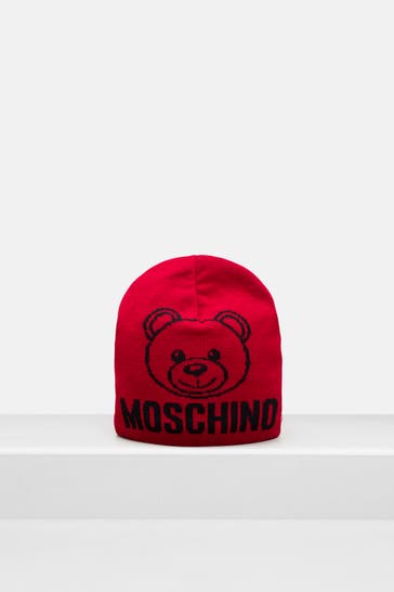 LOVE MOSCHINO Wollmix-Mütze zweifarbig