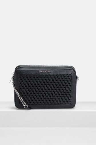 MICHAEL MICHAEL KORS Umhängetasche 'Jet Set' schwarz
