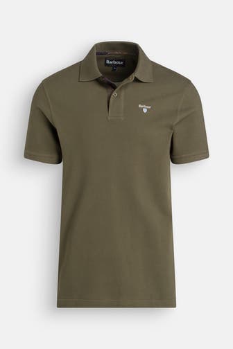 BARBOUR Polo-Shirt oliv