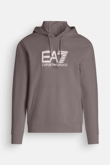 EA7 Hoodie dunkelgrau