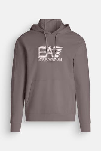 EA7 Hoodie dunkelgrau