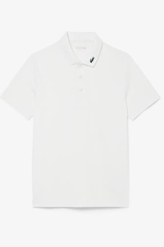 LACOSTE Funktions-Polo weiß