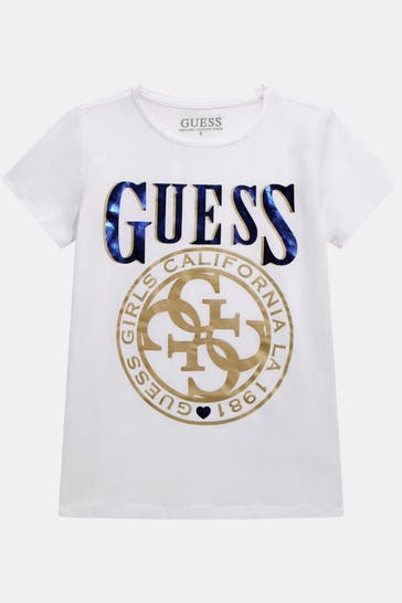 GUESS T-Shirt weiß