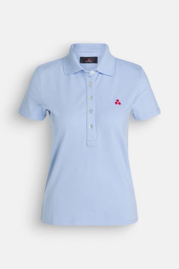 PEUTEREY Polo-Shirt 'New Medusa' hellblau