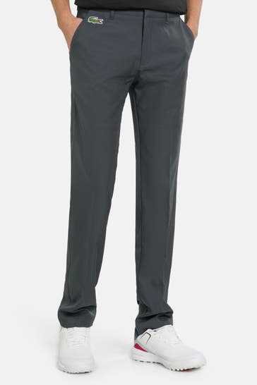 LACOSTE Stoffhose graublau