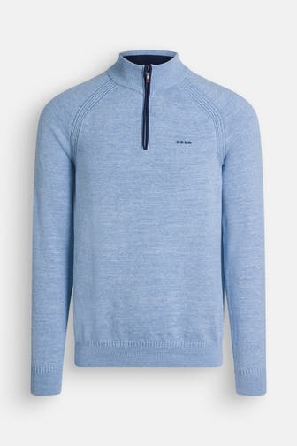 NEW ZEALAND AUCKLAND Strick-Troyer taubenblau