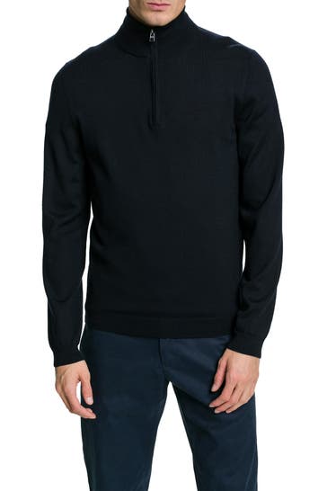 BOSS Strick-Troyer nachtblau