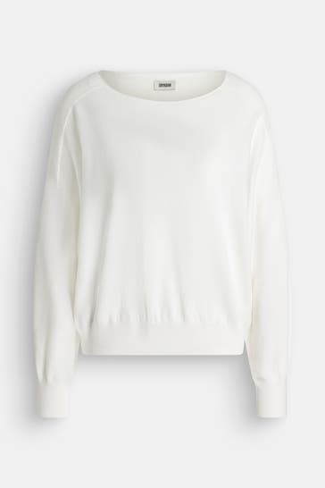 DRYKORN Strickpullover 'Teresy' weiß