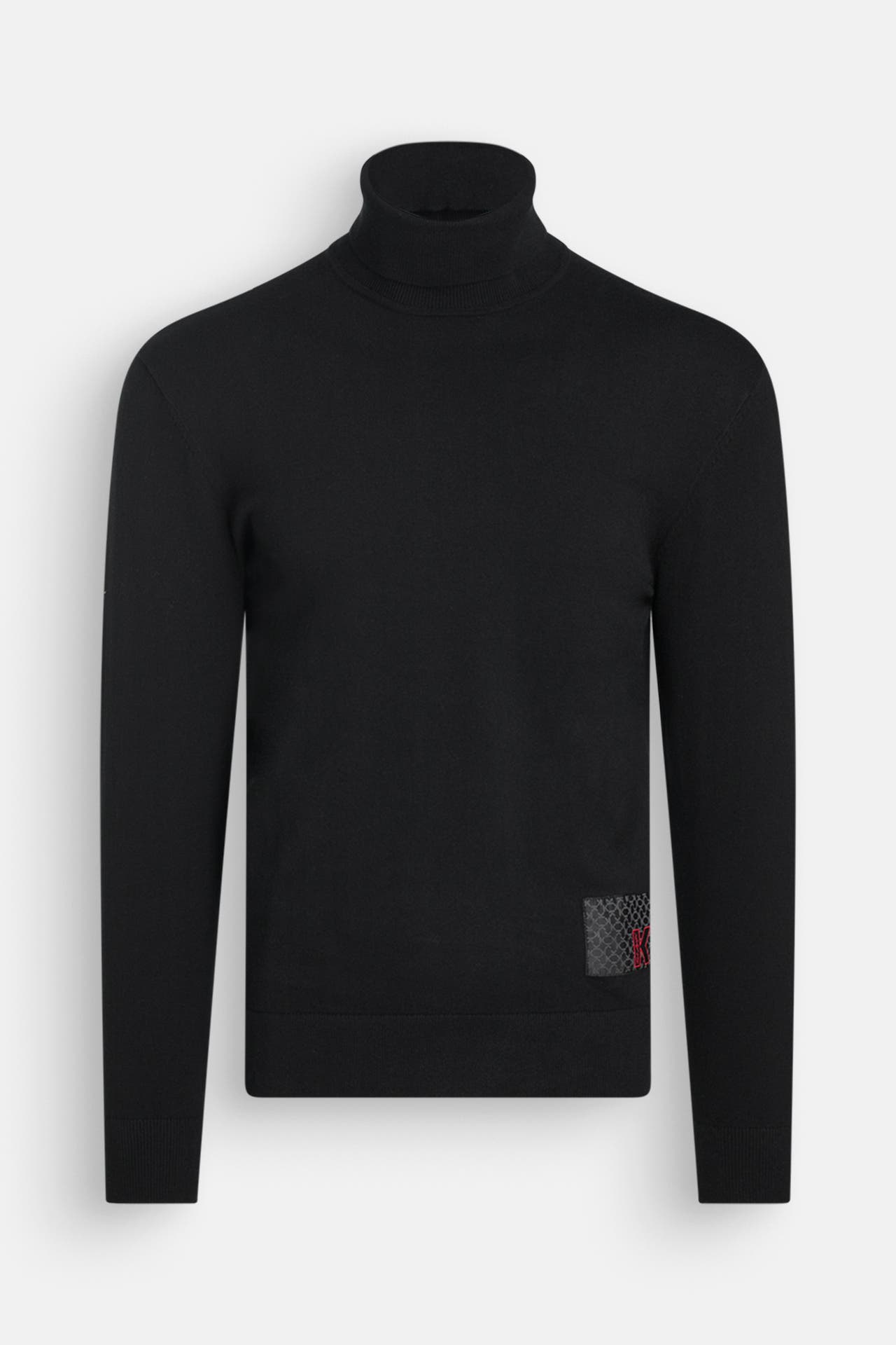 KARL LAGERFELD Rollkragenpullover schwarz, Bild 1