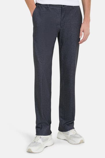 HECHTER Paris Stoffhose dunkelgrau