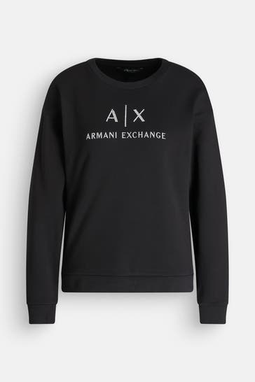 ARMANI EXCHANGE Sweatshirt schwarz