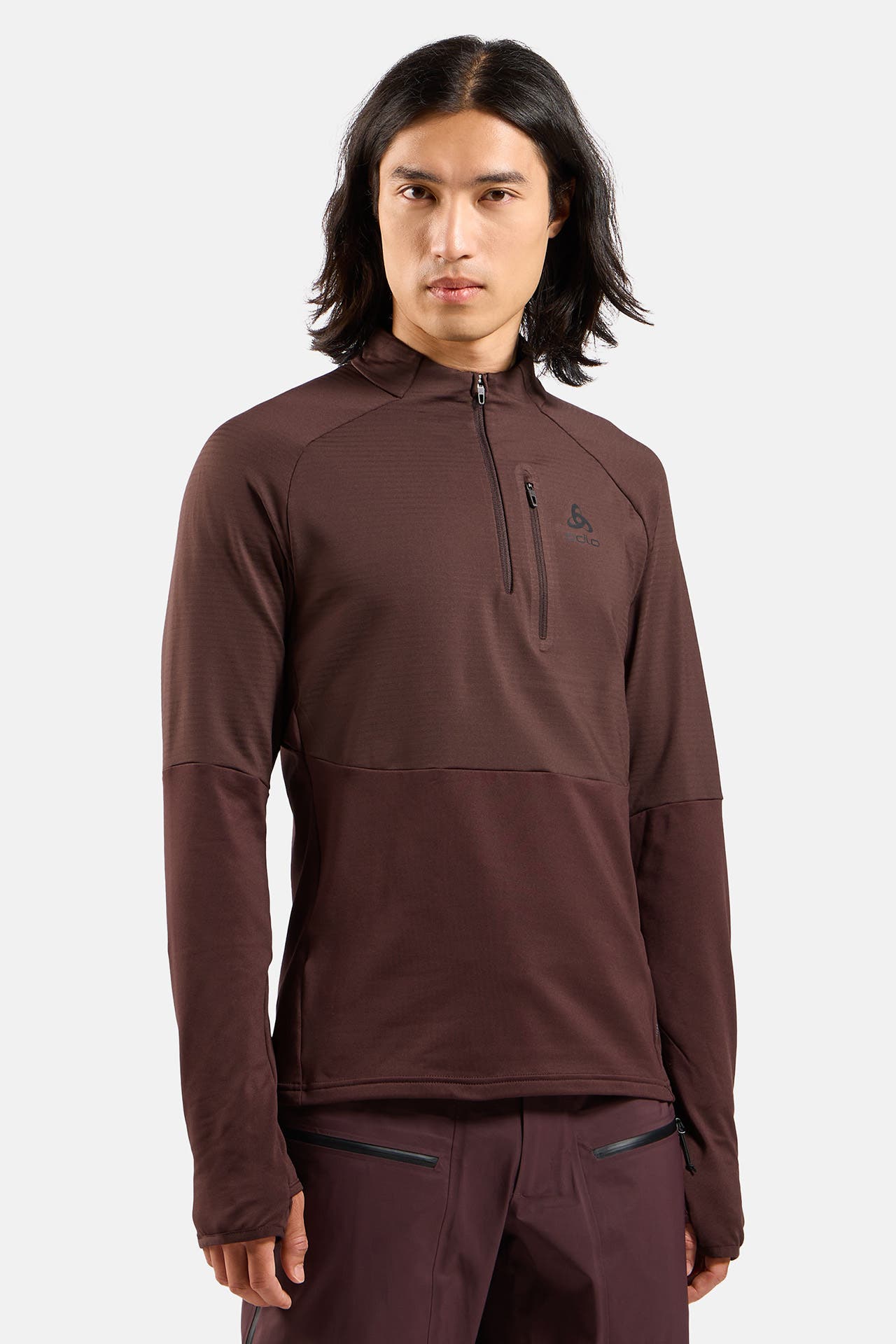 ODLO Midlayer 'Descent' burgunder, Bild 1