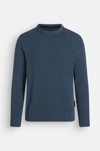 MARC O'POLO Strickpullover graublau