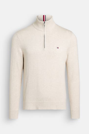 TOMMY HILFIGER Strick-Troyer creme