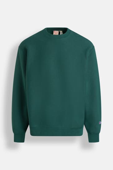 CHAMPION Sweatshirt smaragdgrün