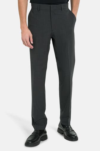 BOSS Stoffhose 'Lenon' dunkelgrau meliert