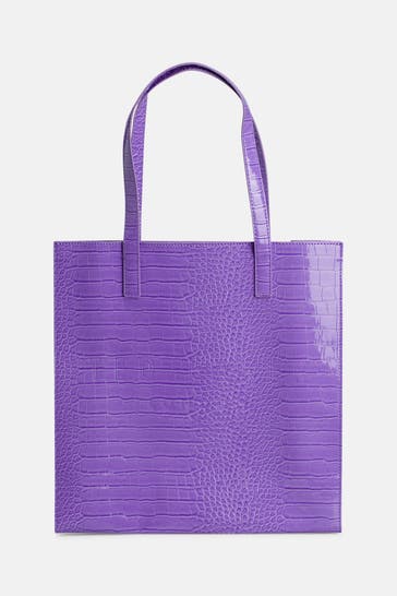 TED BAKER Schultertasche 'Croccon' lila