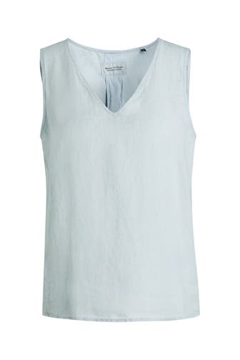 MARC O'POLO Blusentop eisblau