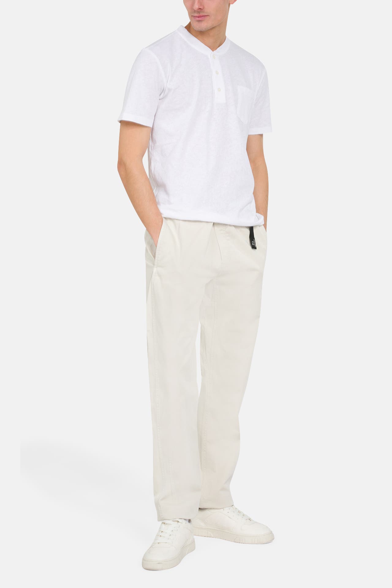 WOOLRICH Stoffhose 'Easy Pant' ecru, Bild 1