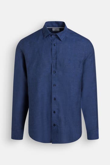 BOGNER Leinenhemd 'Timi' Regular Fit