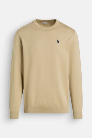 U.S. POLO ASSN. Strickpullover beige