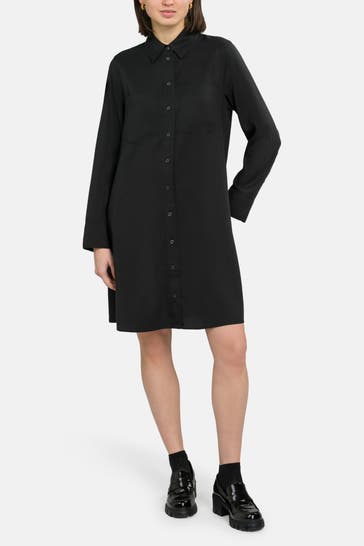 MARC O'POLO Blusenkleid schwarz