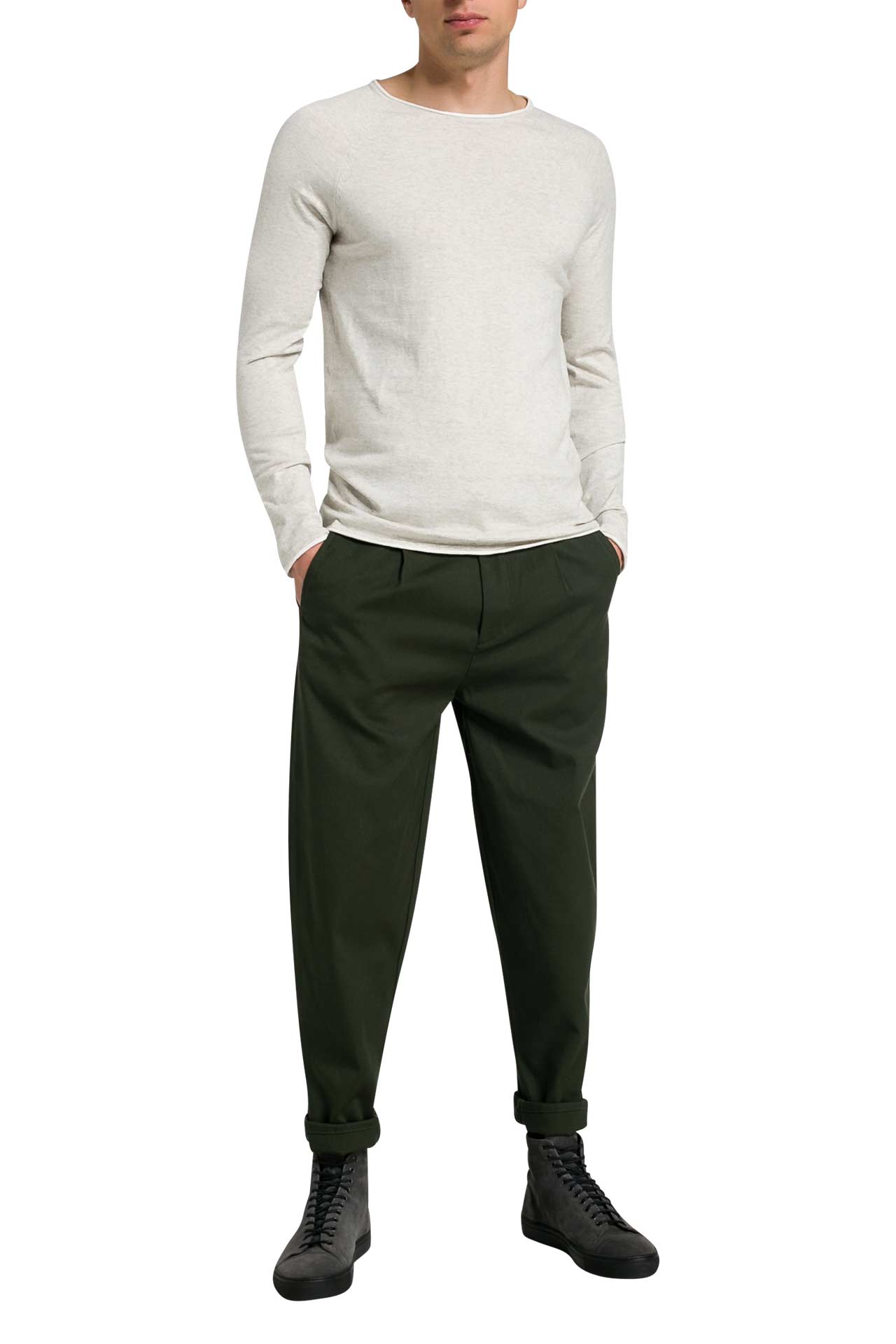 SCOTCH & SODA Feinstrickpullover hellgrau, Bild 1