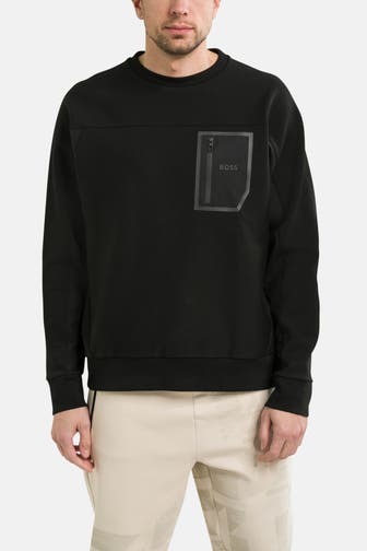 BOSS GREEN Sweatshirt 'Salbiq' schwarz