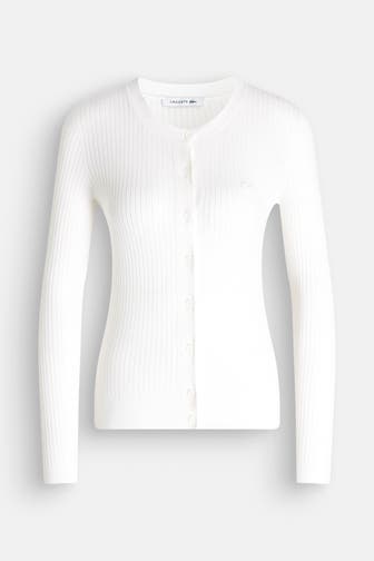 LACOSTE Wolljacke ecru