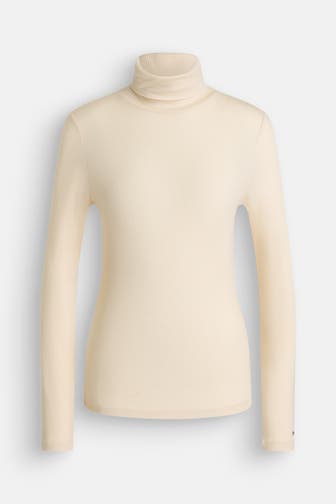 TOMMY HILFIGER Rollkragenpullover creme