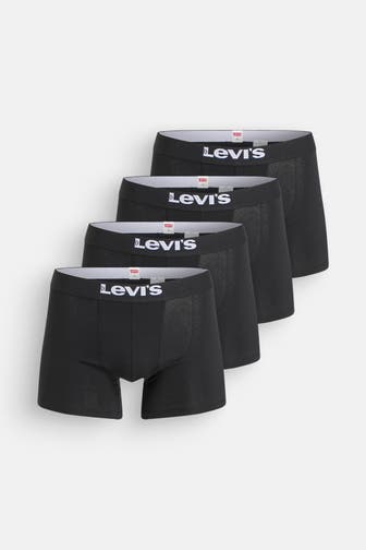 LEVI'S® 4er-Pack Boxer Trunks schwarz