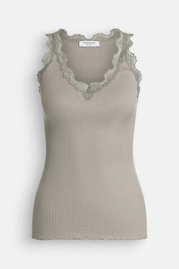 ROSEMUNDE Seidenmix-Top 'Beatha' graugrün