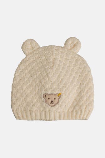 STEIFF Strickmütze creme