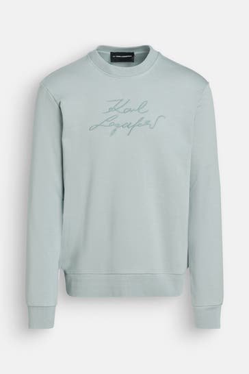 KARL LAGERFELD Sweatshirt hellblau