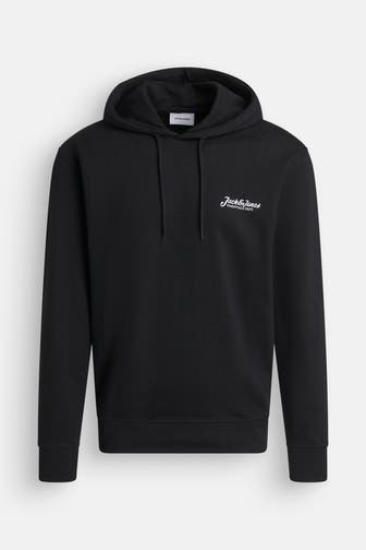 JACK & JONES Hoodie schwarz