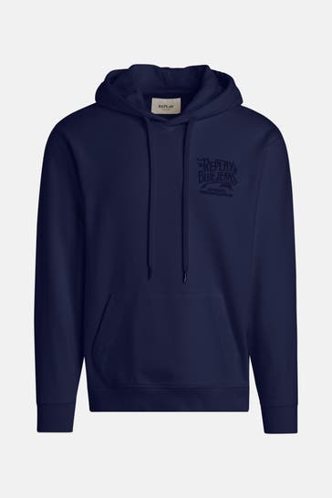 REPLAY Hoodie dunkelblau