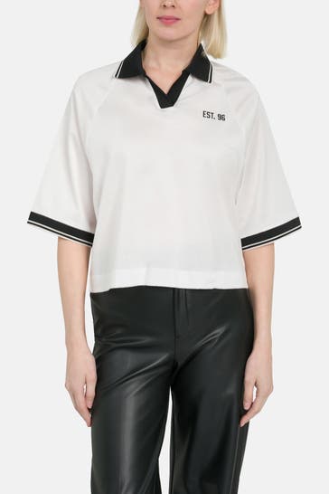 DRYKORN Polo-Shirt 'Tunira' weiß