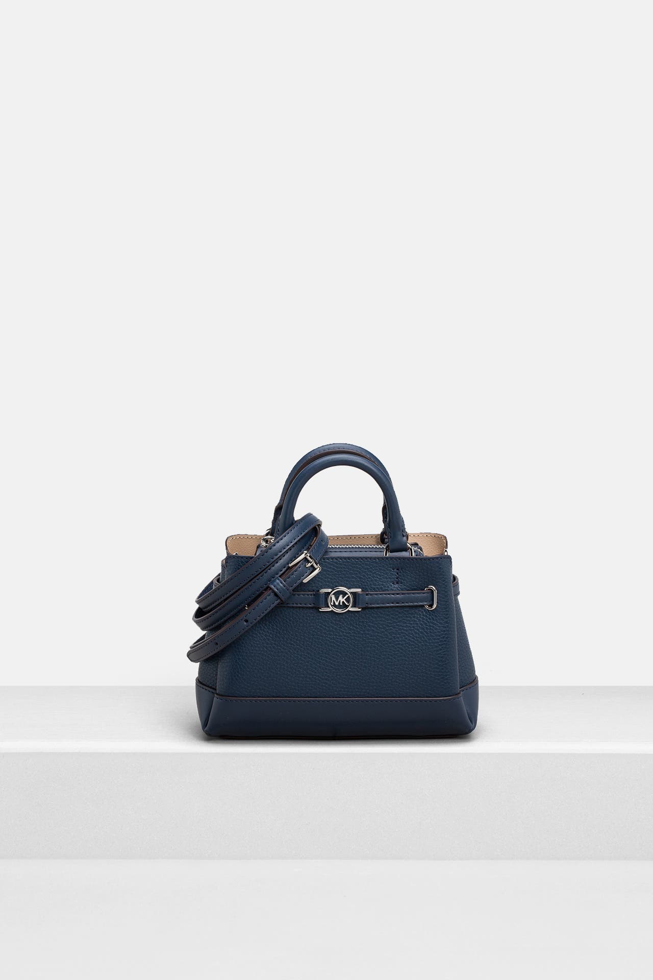 MICHAEL MICHAEL KORS Leder-Handtasche nachtblau, Bild 1