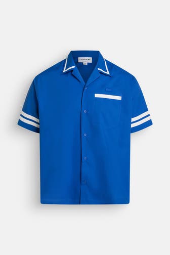 LACOSTE Kurzarmhemd azurblau